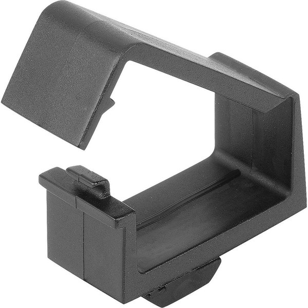 Kipp Cable Clip With Hammer, Form:A Polyamide, Black, Type I K1280.1108